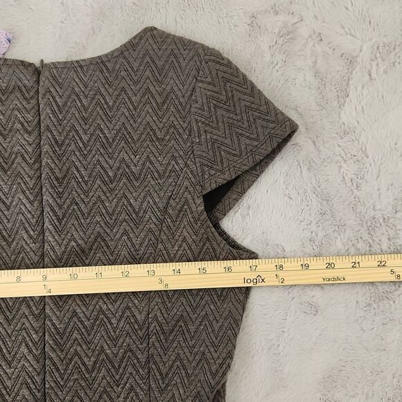 Womens office ready grey stretch dress - Picture 9 of 13